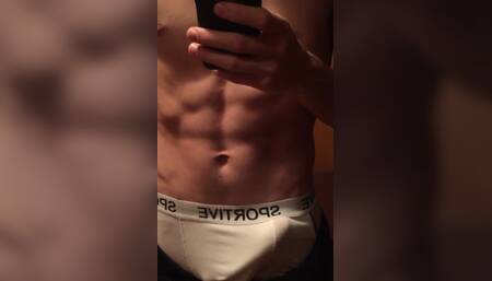 John Shows off Huge Cock in Underwear