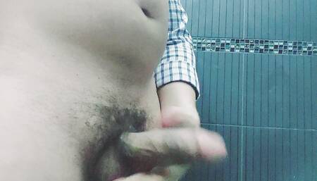 The Soft Cock Gets Hard and Long and Floods Face with Hot Cum
