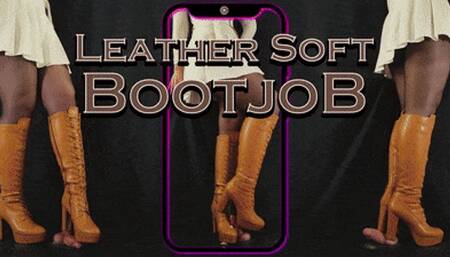 Leather Soft Bootjob in Brown Boots - (Vertical Version) - TamyStarly - Ball Stomp, Bootjob, Shoejob, Ballbusting, CBT, Trample, Trampling, High Heels, Crush, Crushing