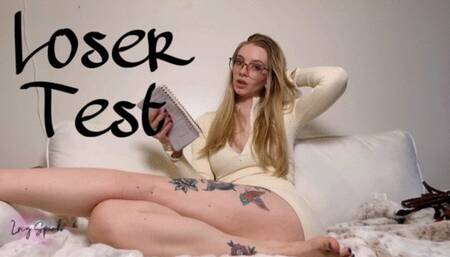 Loser Test Femdom POV