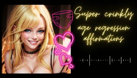 MP4 VERSION Super cushy diaper crinkle age regression affirmations ASMR