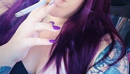 Goddesse's Smoke Slut (Human Ashtray, Flip Off, L for Loser, Spitting, Humiliation)