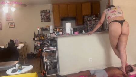 6ft Goddess Throat Trample Gag