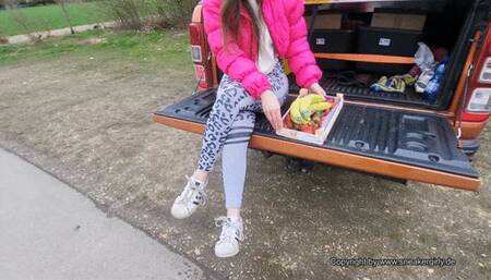 Fruit crush with Adidas superstar