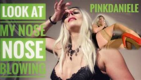 Look at my nose, noseblowing MOV