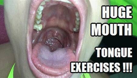 MOUTH FETISH 240324AKSAR2 SARAI HUGE MOUTH MAKING TONGUE EXERCISES + FREE SHOW SD MP4