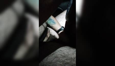 Driving Naked and Teasing Myself.