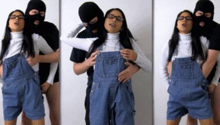 eRica rewards her man by wearing overalls