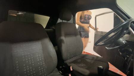 Jarlyn and Dalilah take out the Fiat for the night party