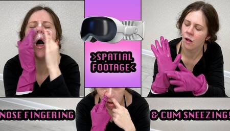 My Weird Post-Cum Nose Fetish (Spatial POV Vision Pro)