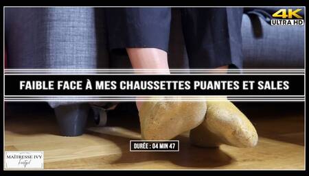 Faible face à mes chaussettes puantes et sales 4K