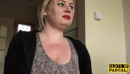 Throatfucked UK sub Spanked until Red Raw