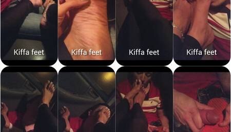 Foot slut lost bet lick Goddess Kiffa dirty feet and cum on flip flops - AMATEUR FOOT WORSHIP - DIRTY FEET - REAL FOOT DOMINATION - FINDOM