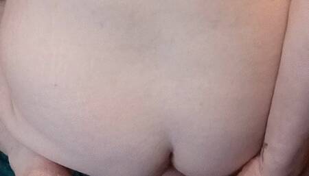 Me using a big toy on my ass