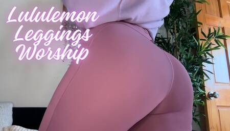Lululemon Leggings Worship Ass Addict - Goddess Ass Worship and Humiliation
