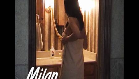 Milan 10 Minute Nude Hot Steamy Shower Tease