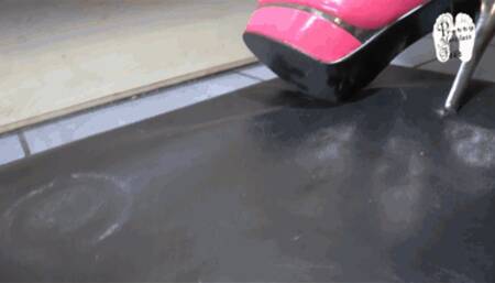 Leather upholstery under HIgh Heels 3