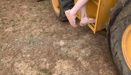 Backhoe STOMPING EXHAUST