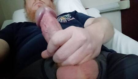 Stroking My Big Fat Cock Johnnyred883 Johnnyredbwc