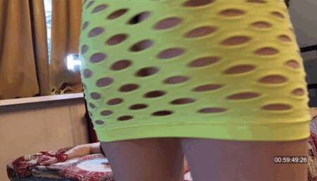 XX-14 How do you like my smelly socks? I haven't washed them for a month and they really stink, phew! And you have to smell my stinky feet every day!