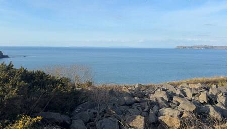 Blonde girl public pee with amazing view