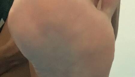 Showing Off My Green Toenails