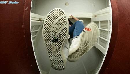 Jen sneaker, sock, barefoot crush!! - MOV