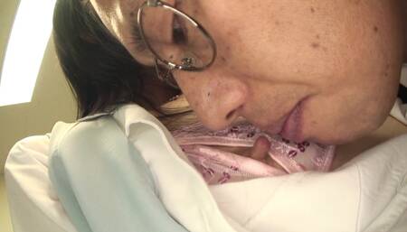 Stunning Japanese secretary gets her hairy pussy smashed hard