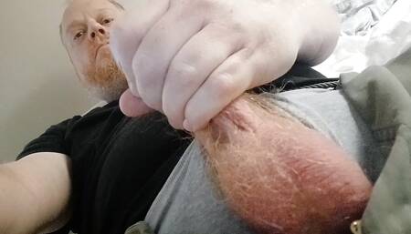 Johnnyred883 Stroking My Big Cock