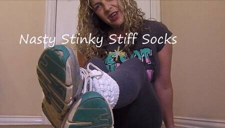 NASTY STINKY STIFF SOCKS TO SNIFF wmv