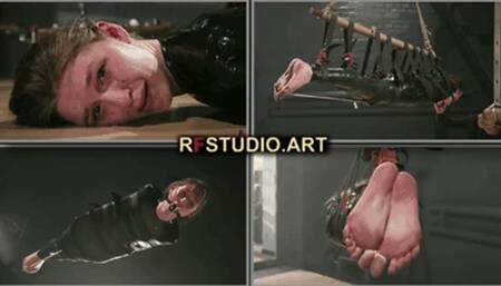 Stacy - Suspension in PVC Mummification and Foot Spanking with Subsequent Sub Drop (FULL HD MP4)