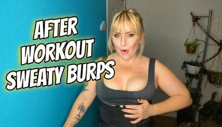 After Workout Sweaty Burps