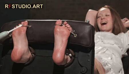 Eva Barbie - Cute Foot Tickling in Stocks with All Toes Tied (UHD 4K MP4)