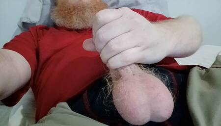 Stroking My Big Cock for You Johnnyred883 Big Dick Ginger Redhead Fire Crotch Auburn.