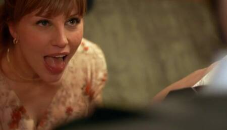 Blonde Is Bored At The Party