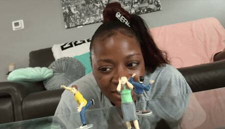 Ebony Giantess Naejae Onyxx Torments Trio Of Tinies (HD 1080p MP4)