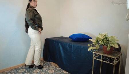 Steamy warm and powerful outfit -Reina Leather POV