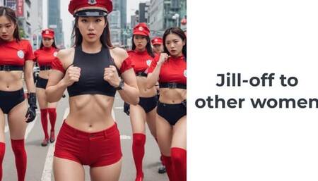 Jill off to other women - erotic lesbian fantasy