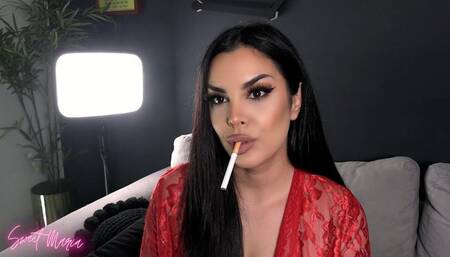 Crazy ball busting story while I smoke ~ Sweet Maria