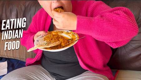 Goddess Mysteria Eating Indian Food - Part 2