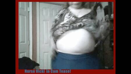 Nurse Vicki Cams for You in Her Bedroom and Flashing My Tits in Living Room! mp4