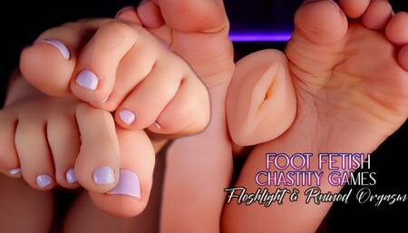 Foot Fetish Chastity Games : Fleshlight & Ruined Orgasms
