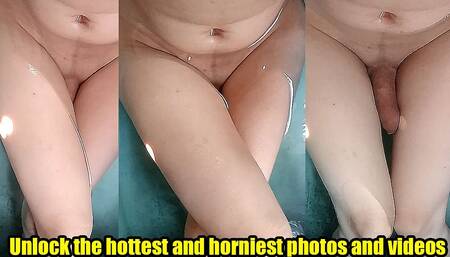 Bathing Horny I Masturbate - Cum in the Water
