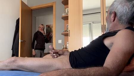 My Wife's Stepsister Catches Me Masturbating