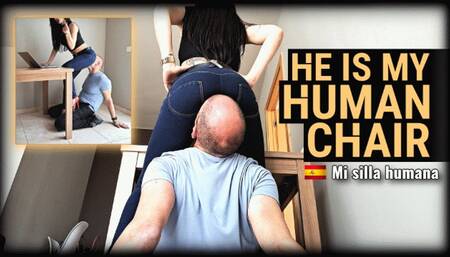 He is my human chair (small version)