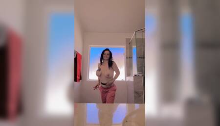 Nurse Kitty and Her Big Tits Dancing Topless