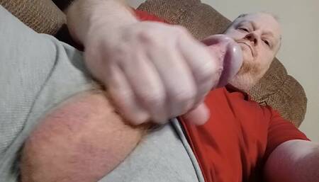 Stroking My Big Cock for You Tonight