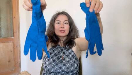 cum on her gloves mov