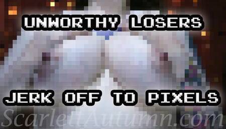 Unworthy losers jerk off to Pixels - WMV HD 1080p
