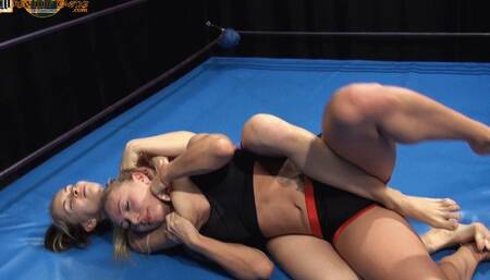 Angelika vs Iron Girl - Female Competitive Wrestling Fight - C045 - HD720